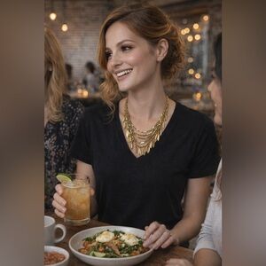 STELLA & DOT - GARLAND FRINGE NECKLACE. VERSATILE!